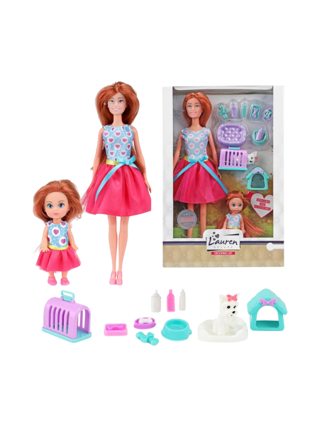 Puppe + Kind Mädchen Spielzeug 1