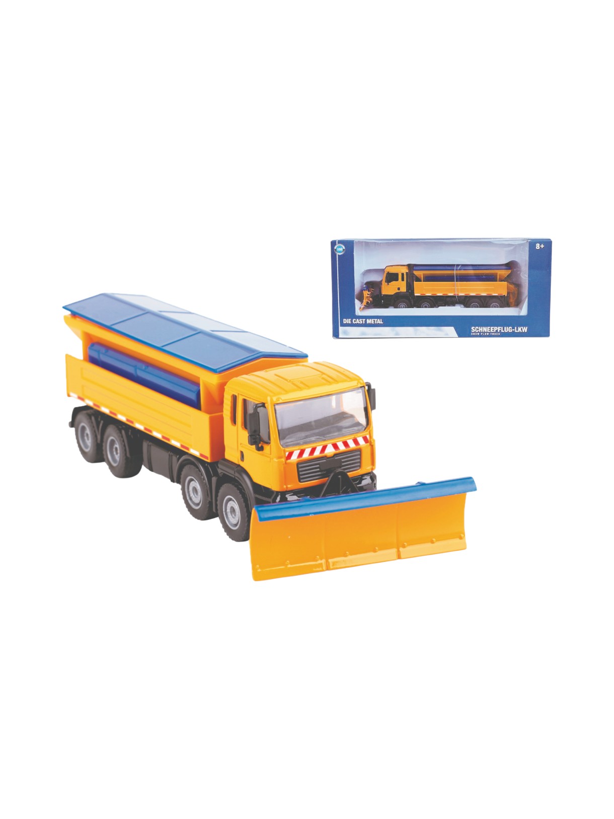 Schneepflug LKW groß mit Schaufel 1