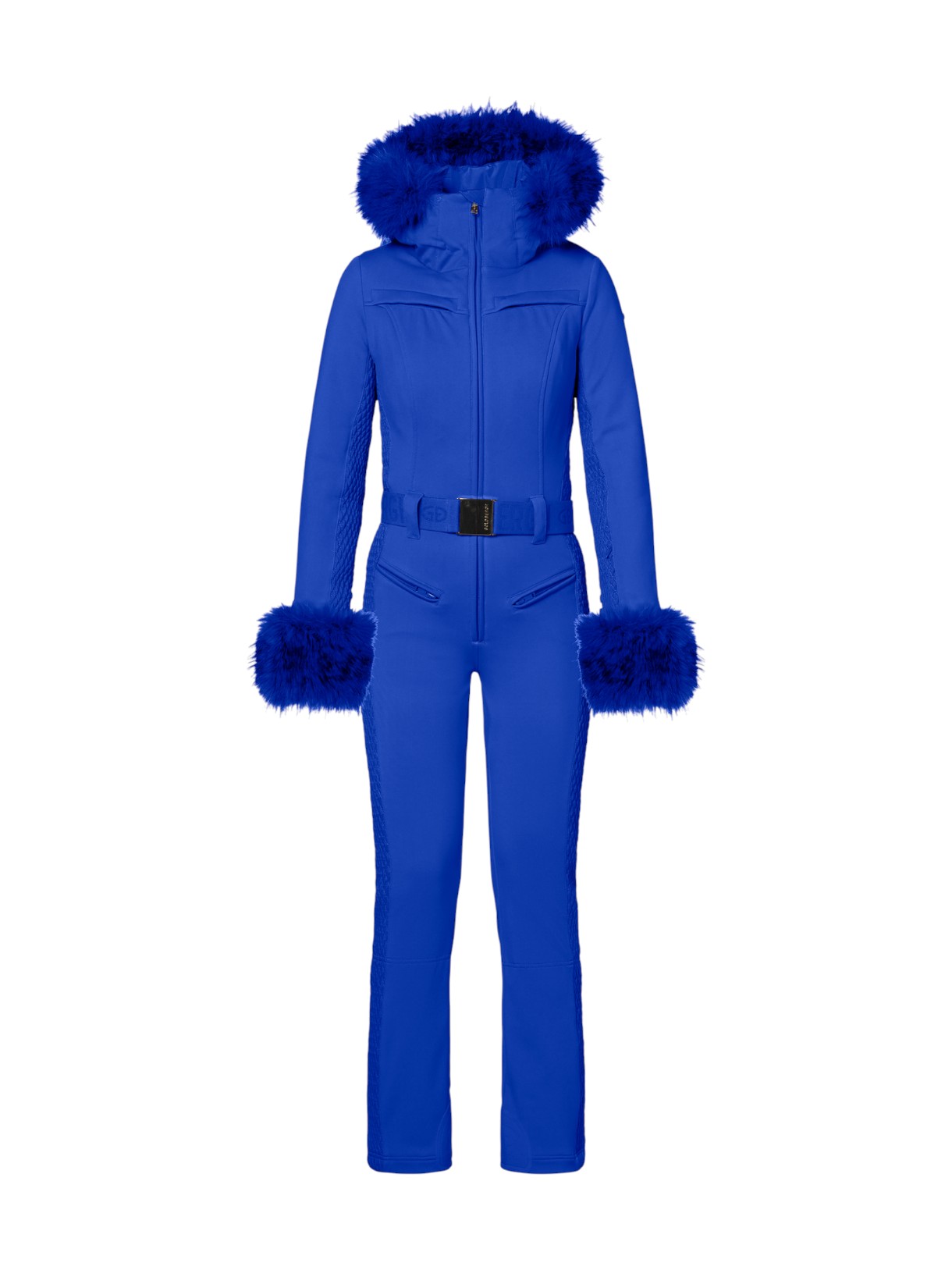 Angele Softshell Damen Skianzug mit Kapuze und Kunstfellbesatz 1