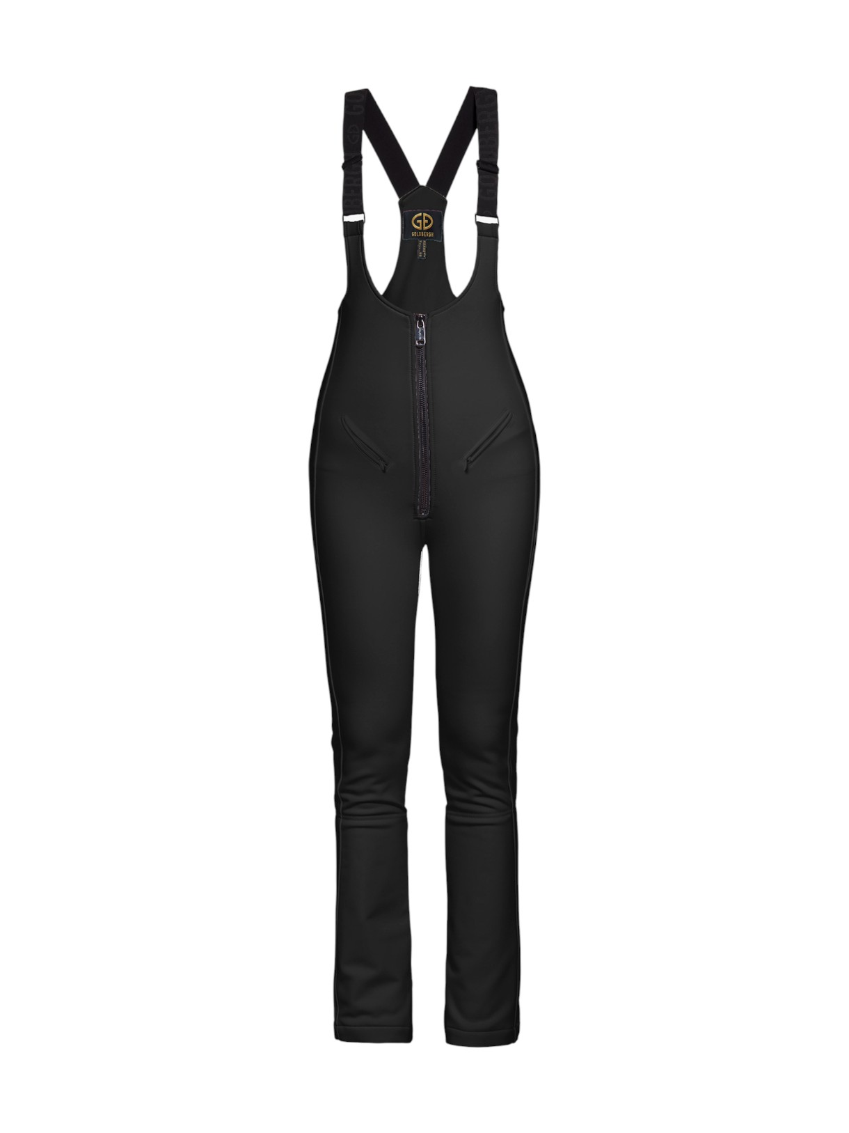 Phoebe Damen Skihose mit elastischen Hosenträgern 1