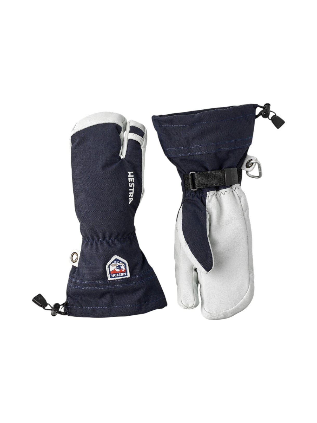 Army Leather Heli Ski 3 Finger Skihandschuhe 1