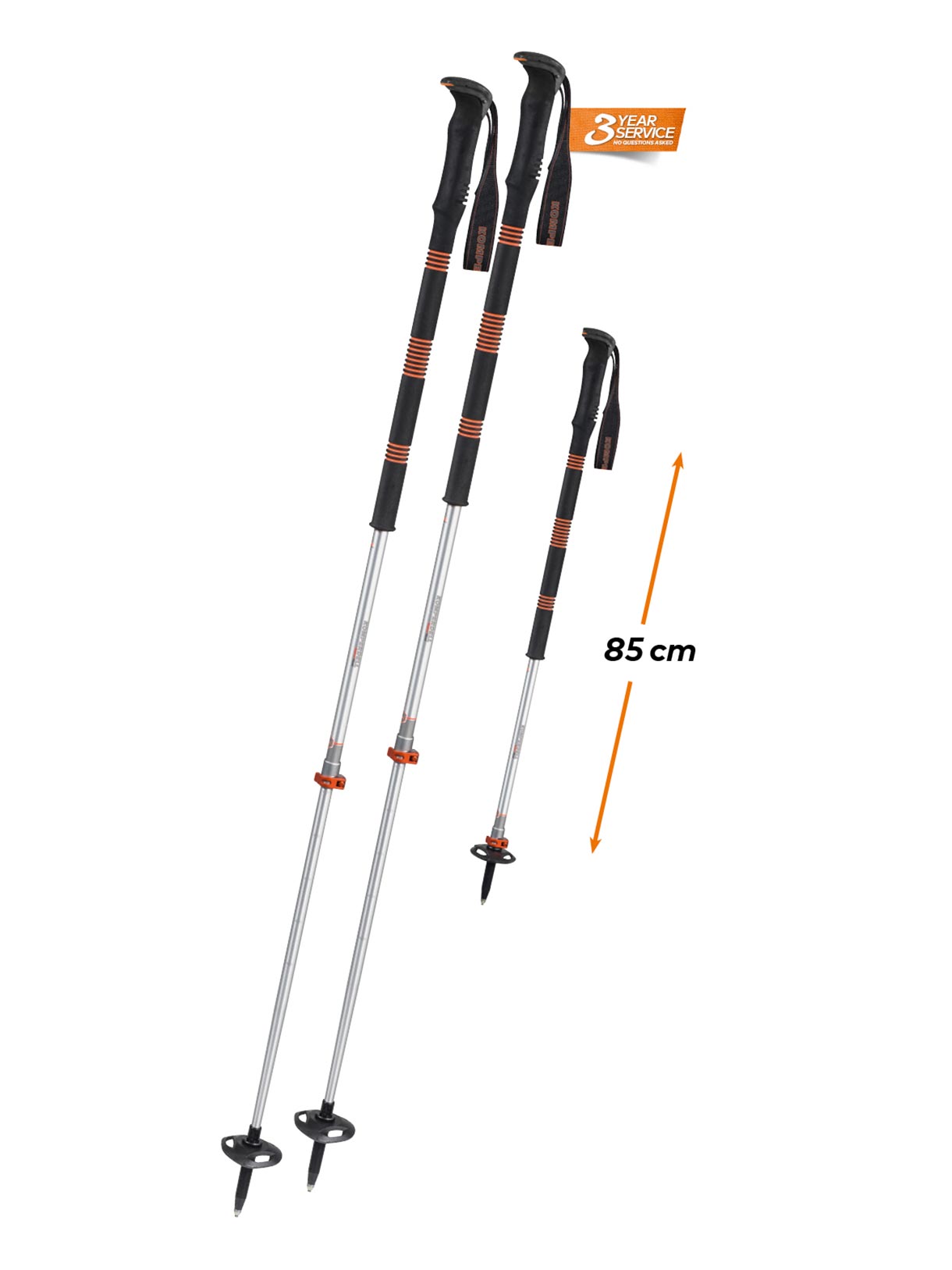 Titanal 2 FOAM Skitourenstöcke 1