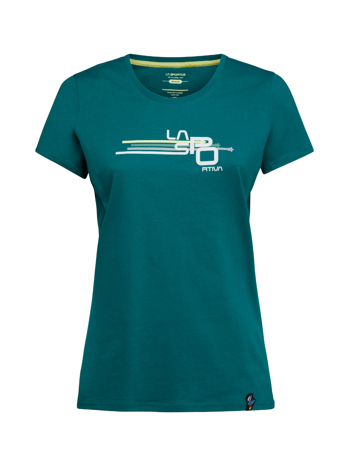 Stripe Cube Damen Kletter T-Shirt 1