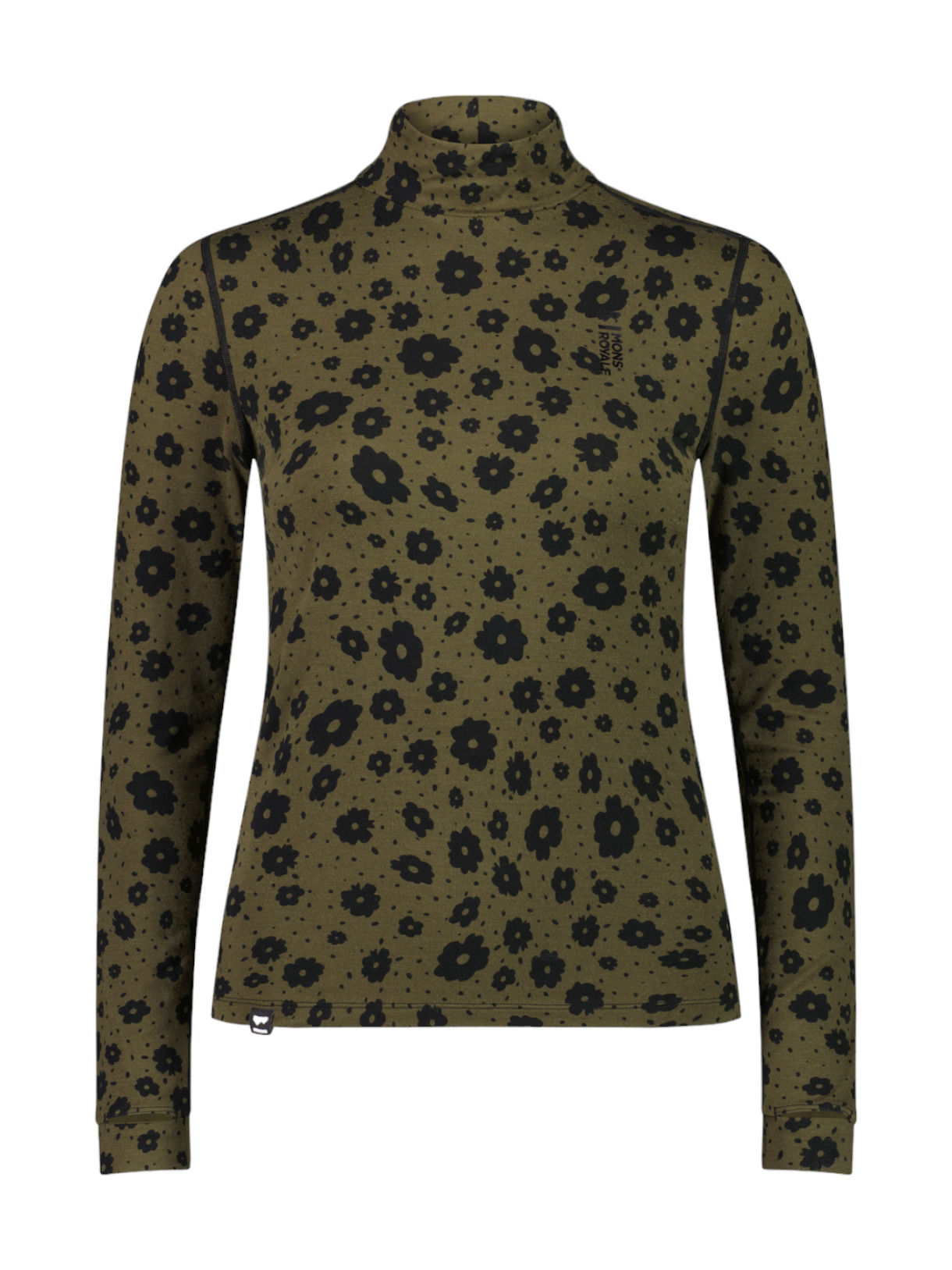 Merino Flex 200 Mock Neck Damen Langarm Shirt 1