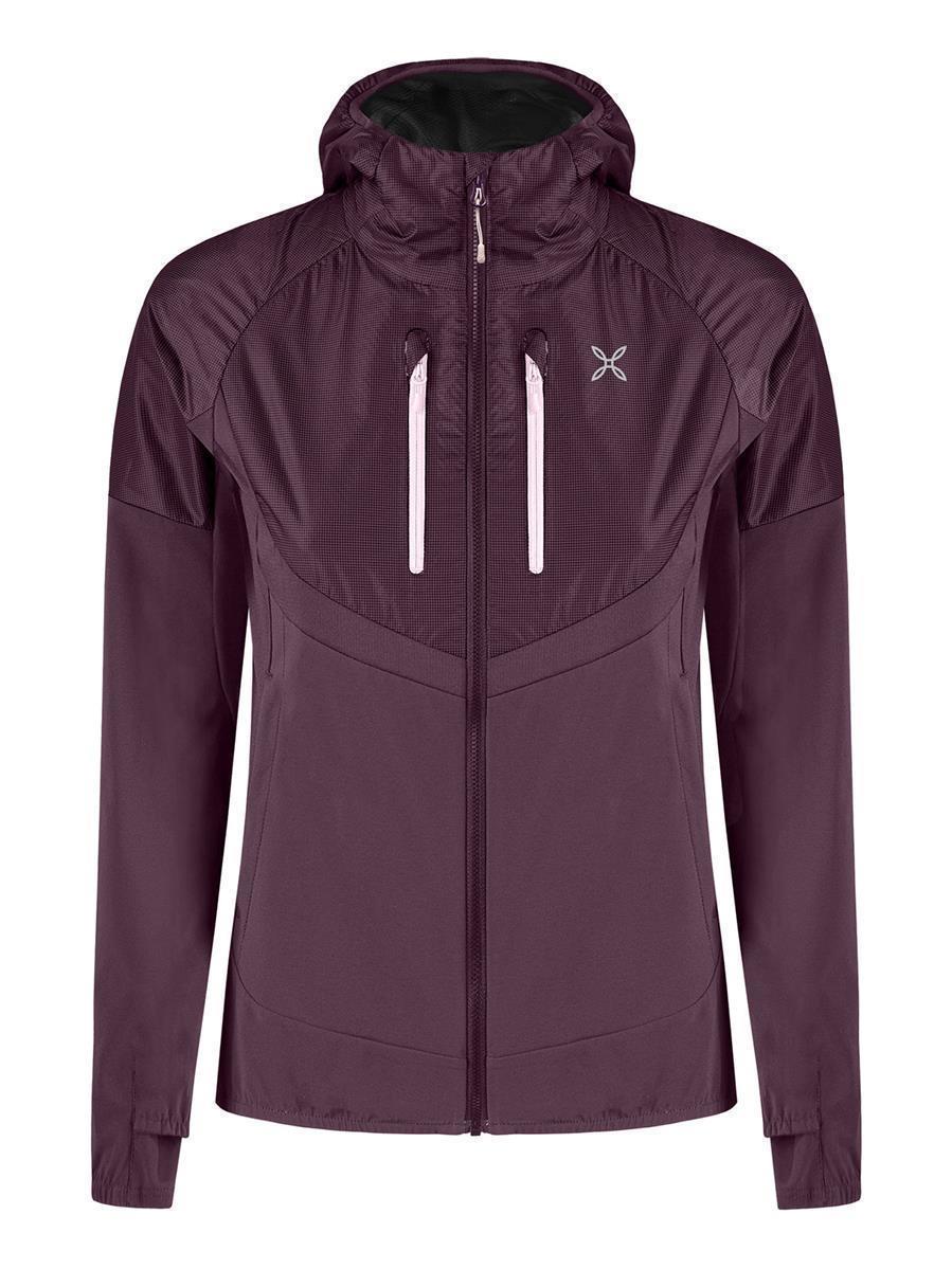 Spitze Hybrid Damen Outdoor Jacke mit Kapuze 1