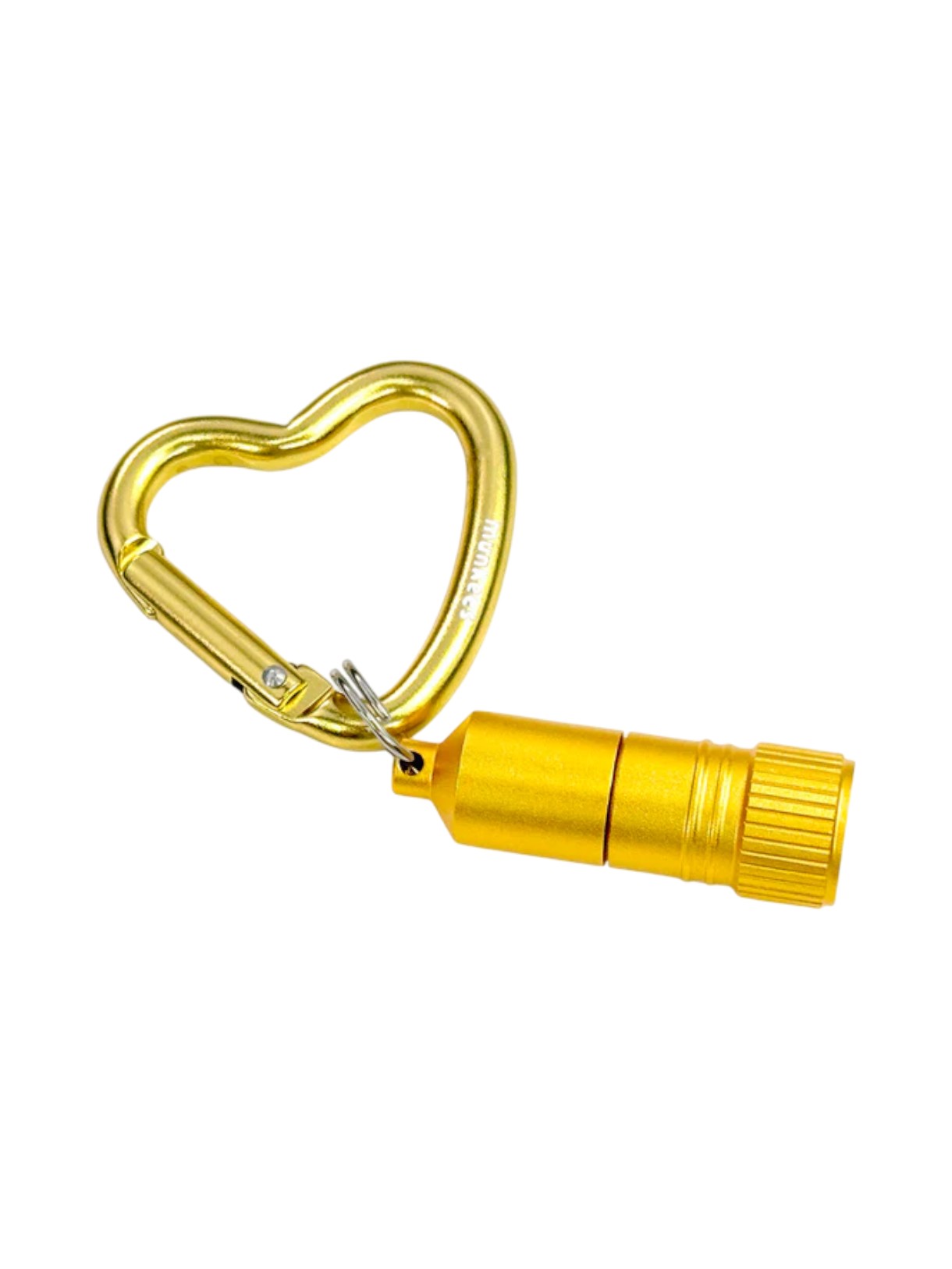 Mini LED Taschenlampe mit Herzkarabiner 1