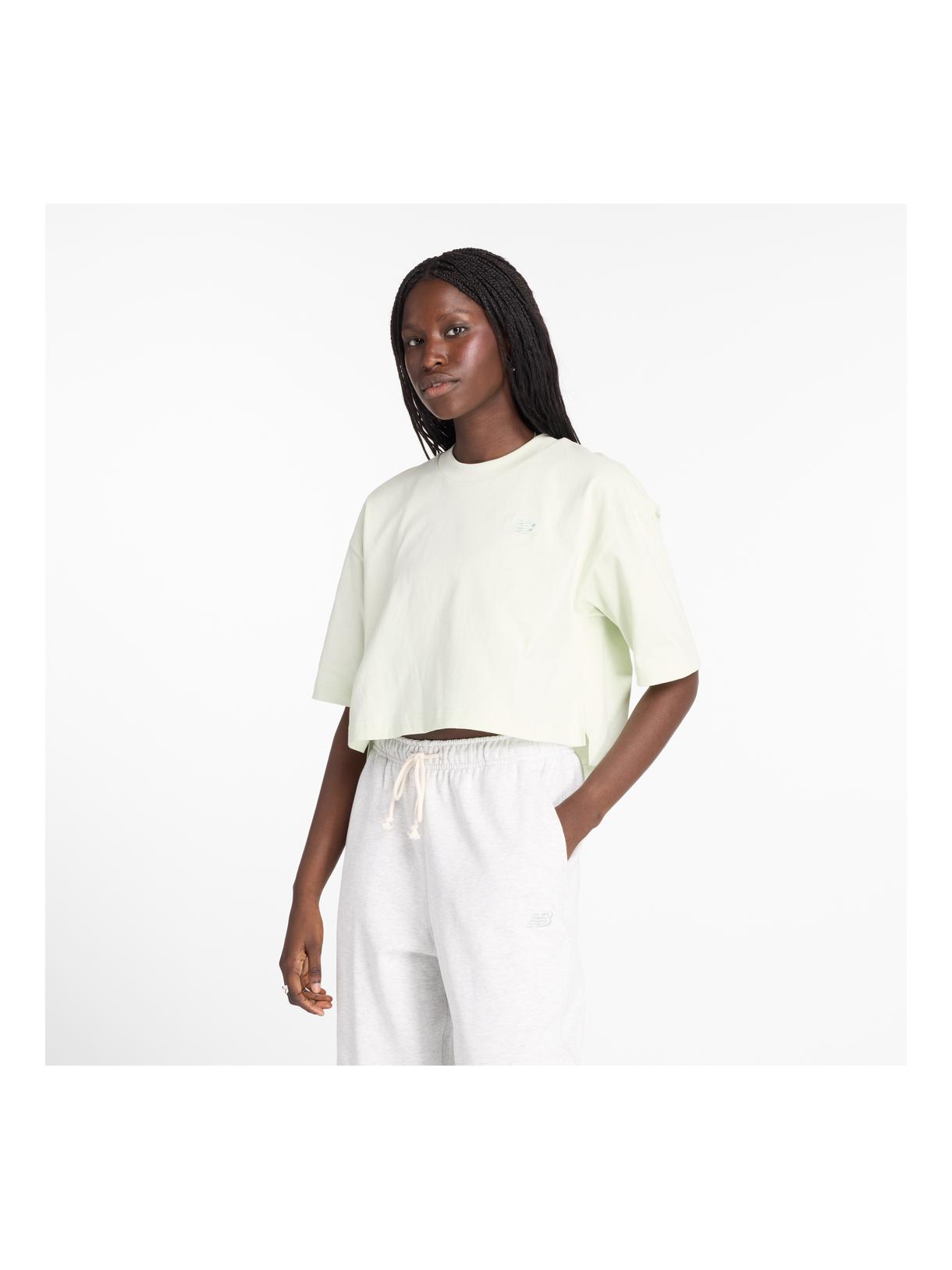Logo Oversized Jersey Damen T-Shirt 1