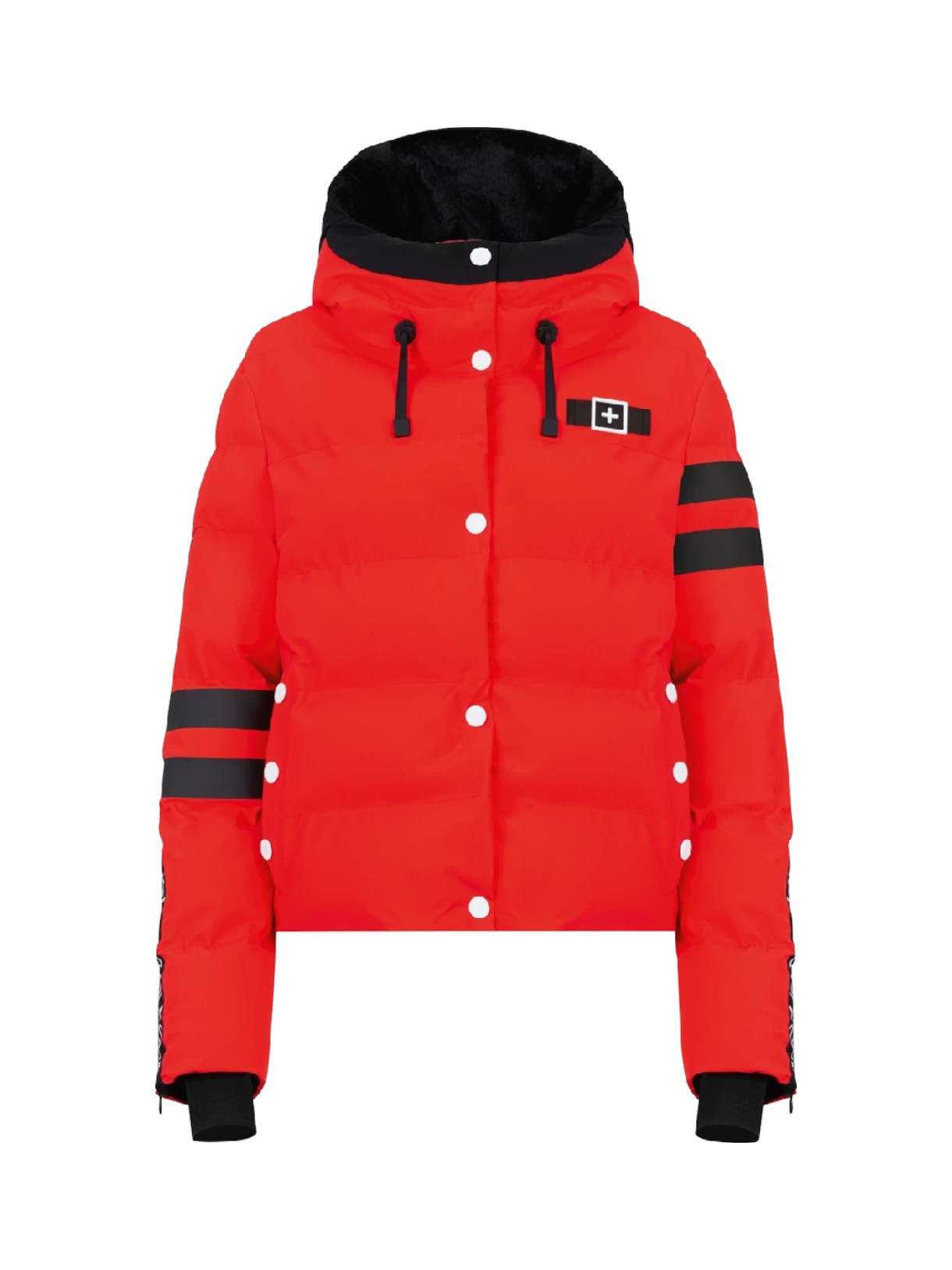 211 ECO Damen Daunen Skijacke mit Kunstpelzbesatz Kapuze 1