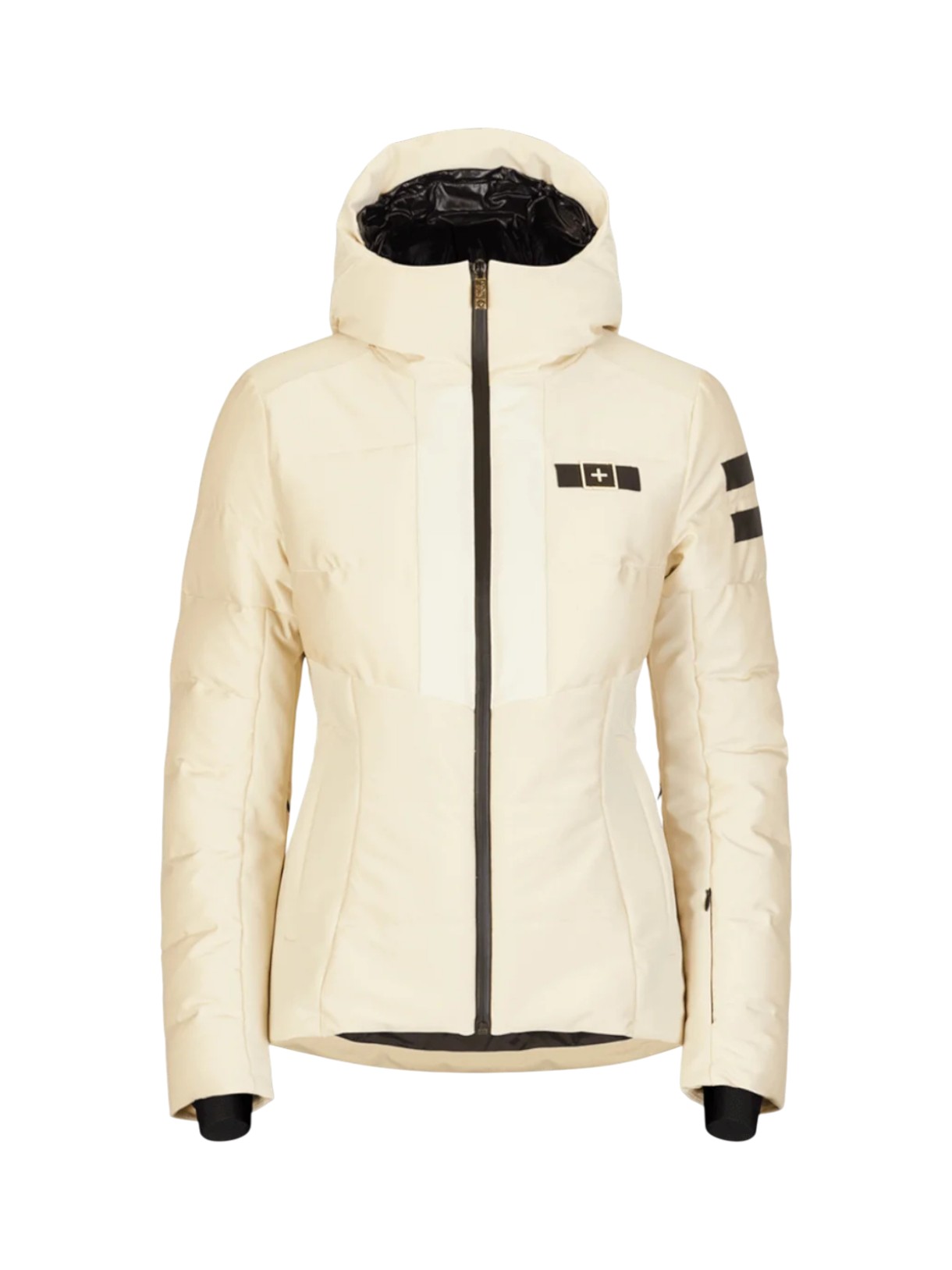 261 Eco Down Damen Daunen Skijacke mit Kapuze 1