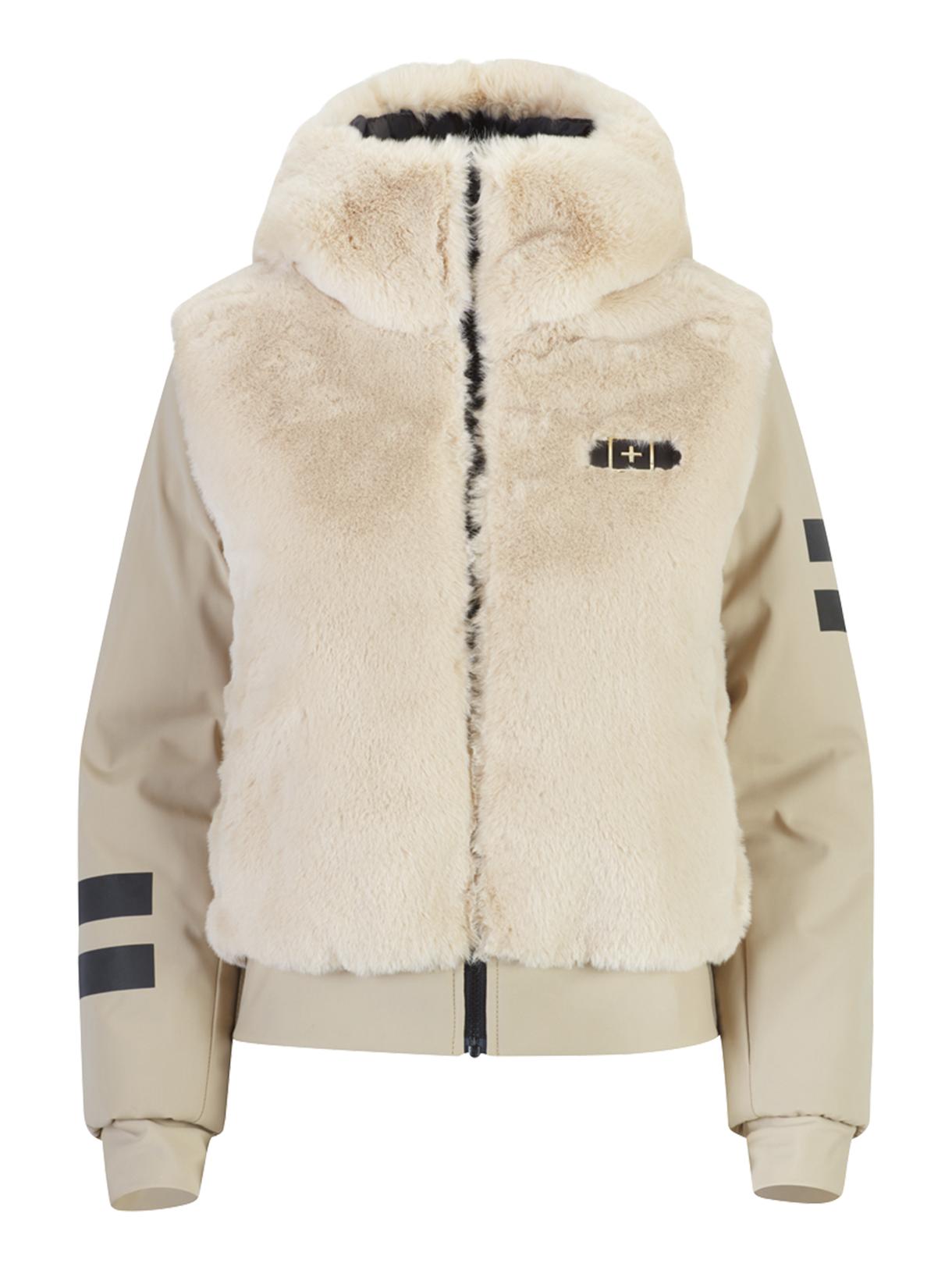 461 Double-Face Bomber Damen Skijacke mit Kapuze 1