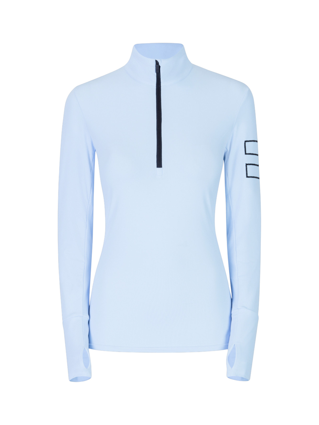 631 Damen Rollkragen Pullover mit Half Zip Reißverschluss 1