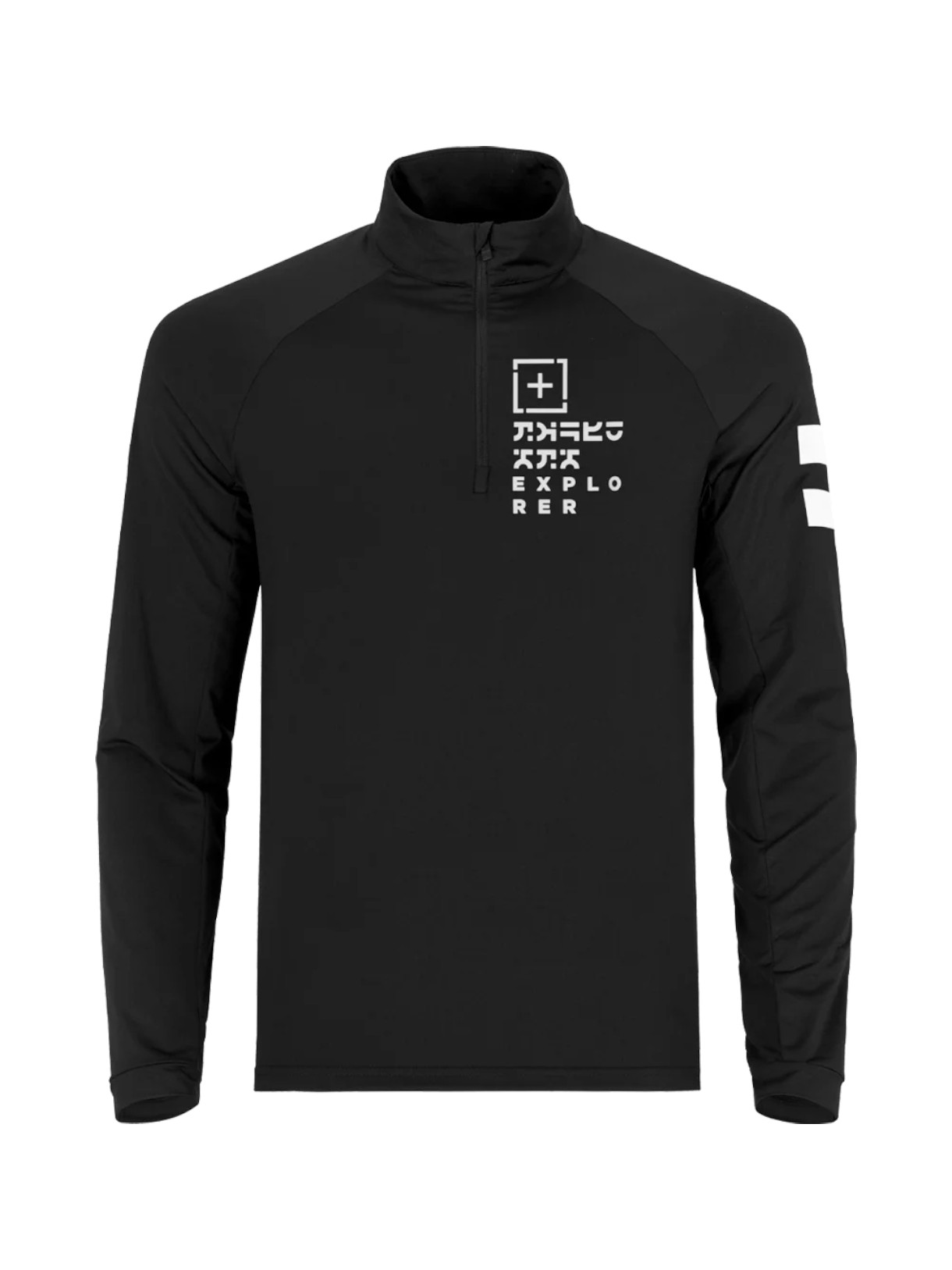 631 Turtle Neck With Half Zip Explorer schwarz 1