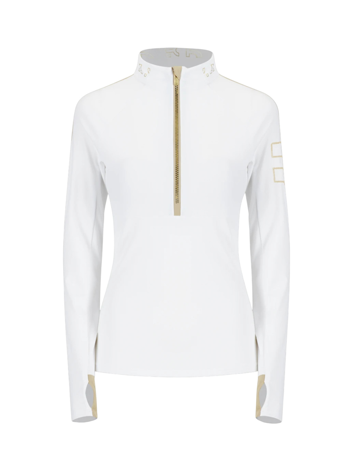671 Tech First Layer Damen Sweater With Half Zip 1
