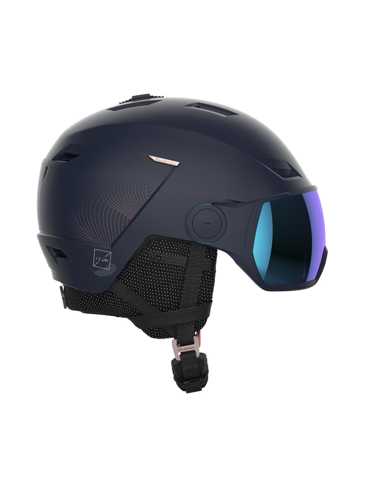 Icon LT Visor Skihelm mit integriertem Visier 1