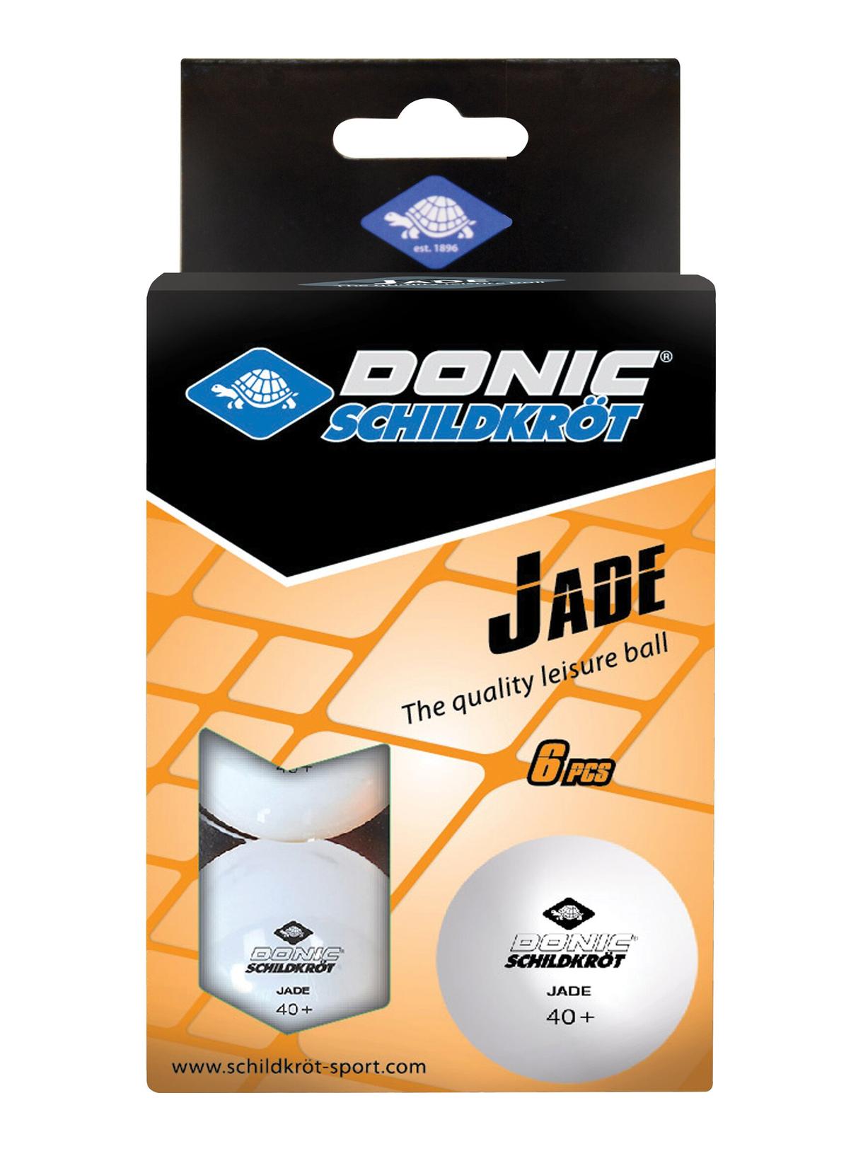 Donic Schildkröt Jade Poly 40+ Tischtennis Bälle 6 Stück 1