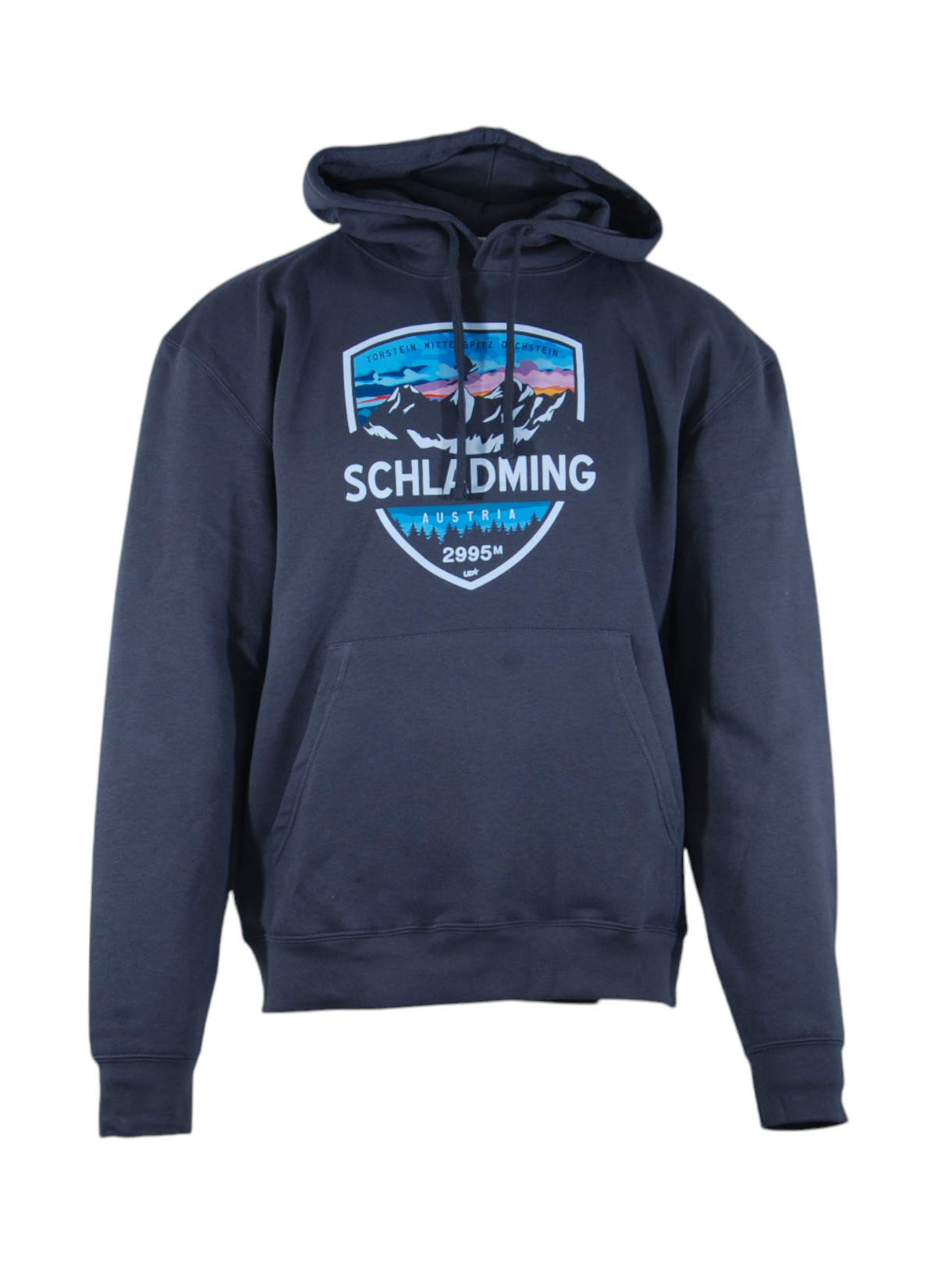 My Mountain Austria 2995 Kapuzenpullover grau 1