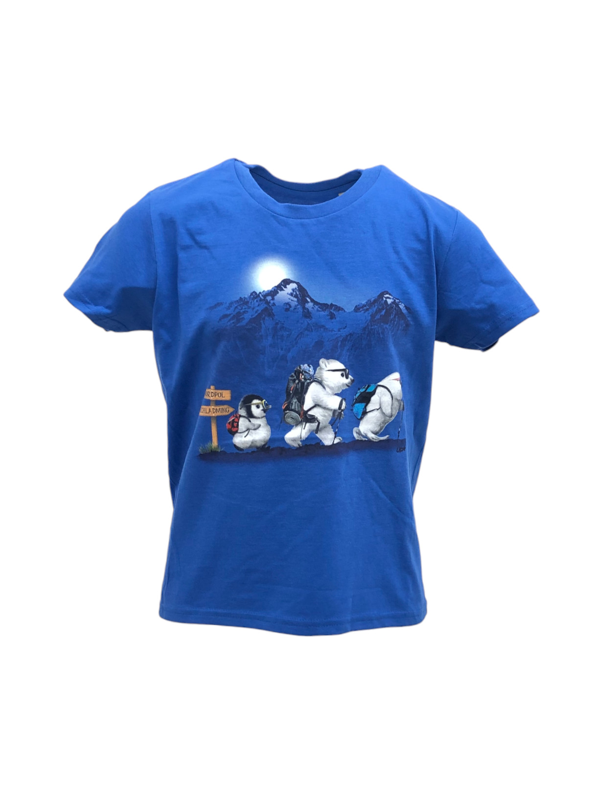 Schladming Polar Friends Trek Kinder T-Shirt blau 1