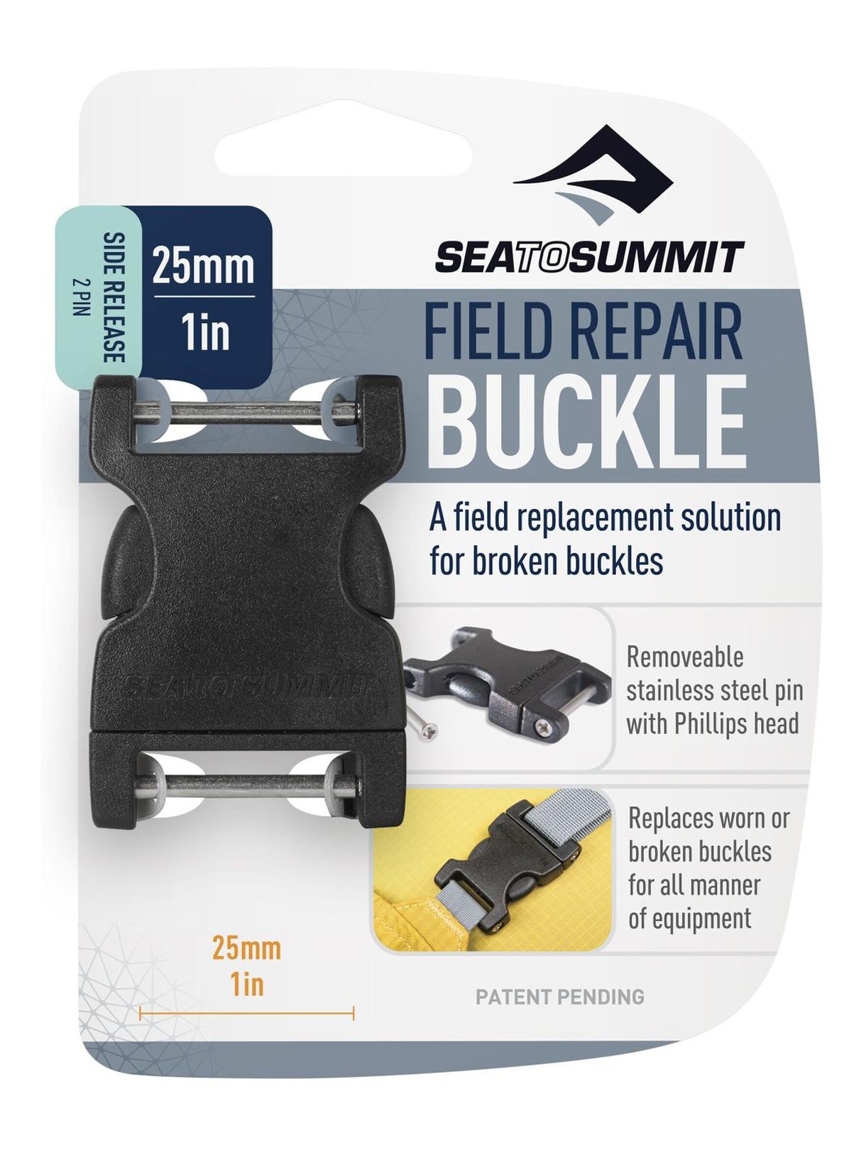 Field Repair Ersatz Steckschnalle mit zwei Edelstahlstiften 25mm 1