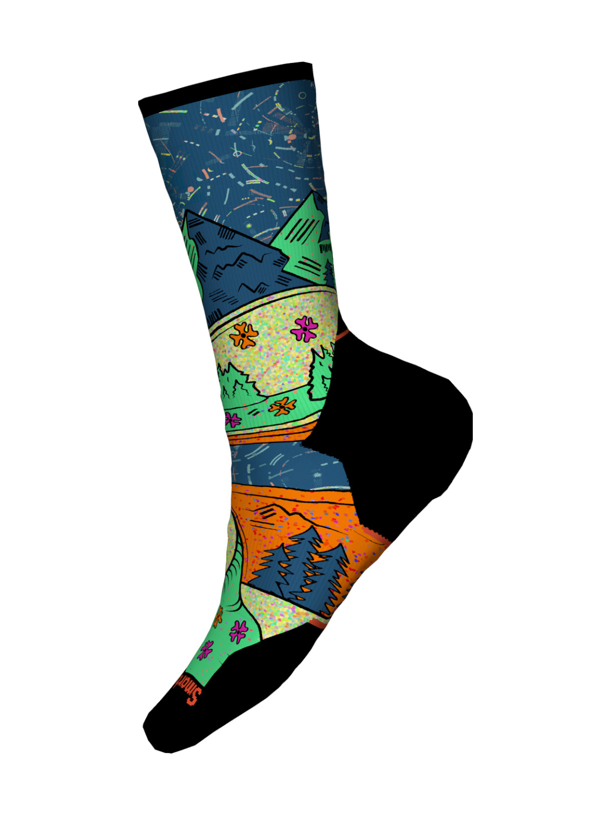 Trail Run Targeted, Cushion Mou. P. Crew, Damen Laufsocken 1