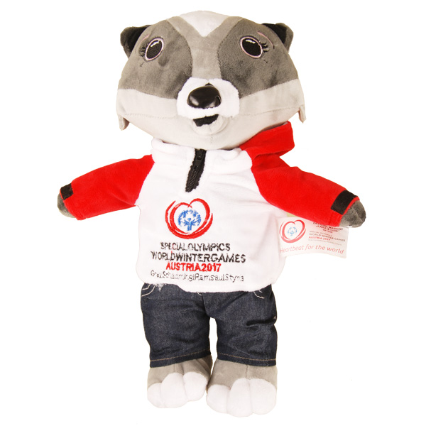 LARA PLÜSCHMASKOTTCHEN grau 1