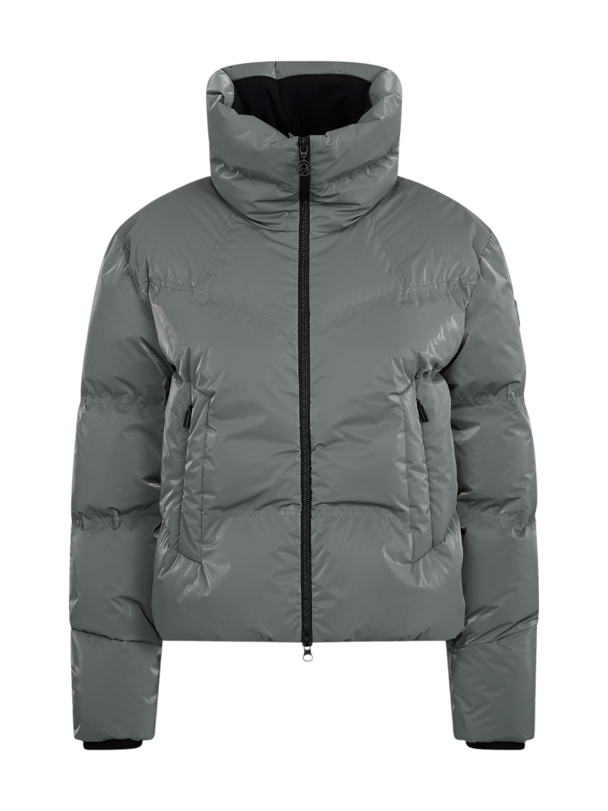 Orlando Damen Daunen Skijacke mit Kragen 1