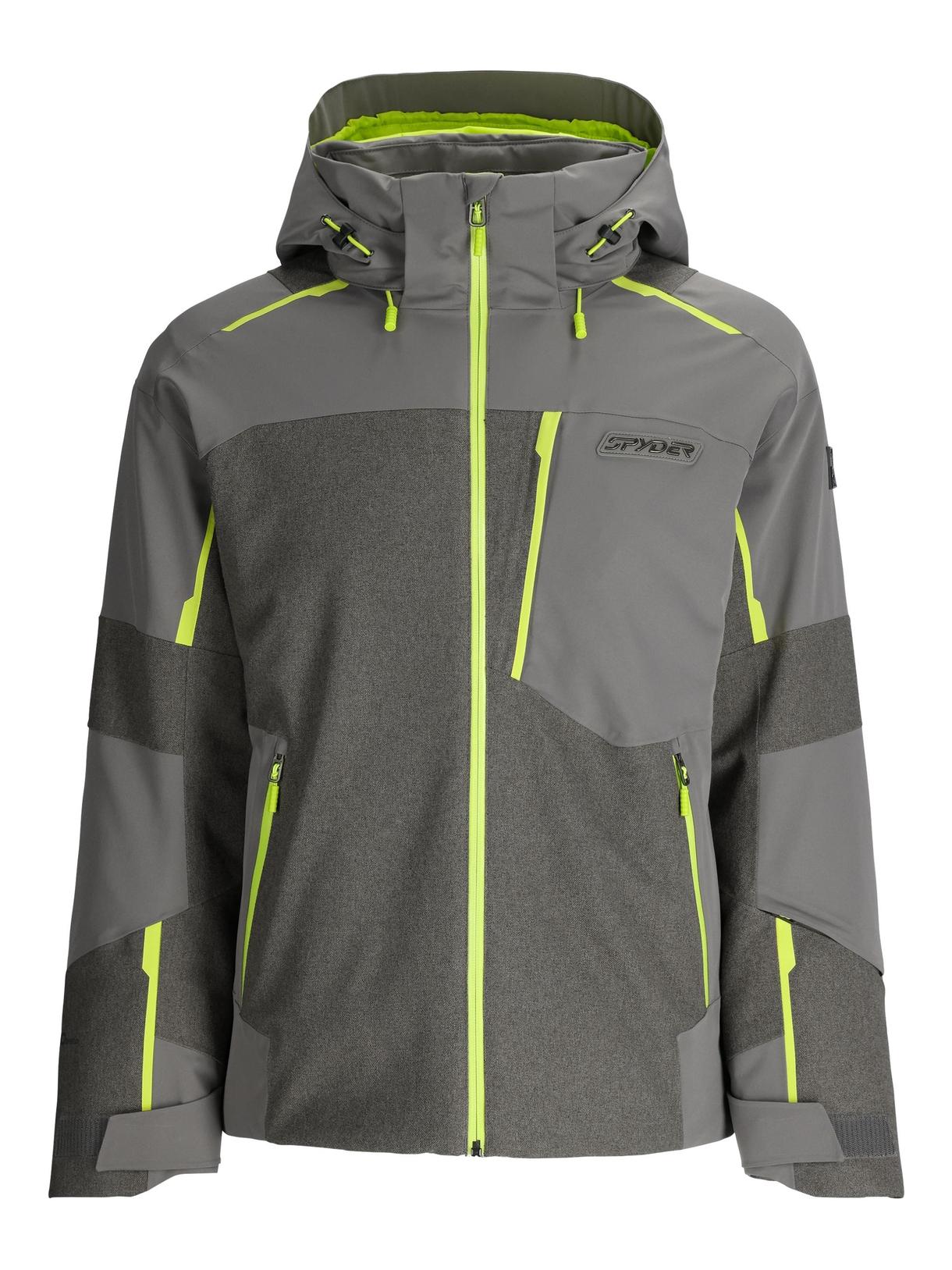 Leader Herren Skijacke mit abnehmbarer Kapuze 1