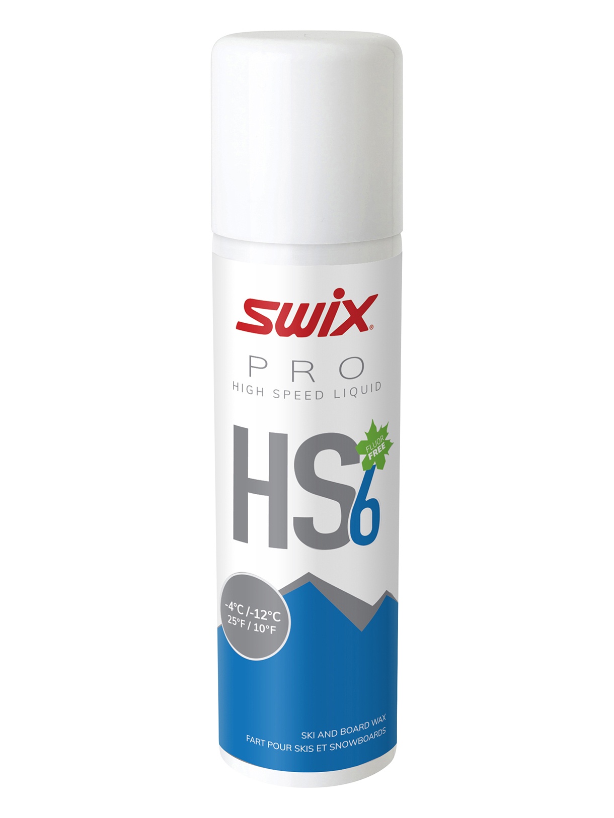 HS6 Liquid. Blue, -4°C/-12°C, 125ml Skiwachs 1