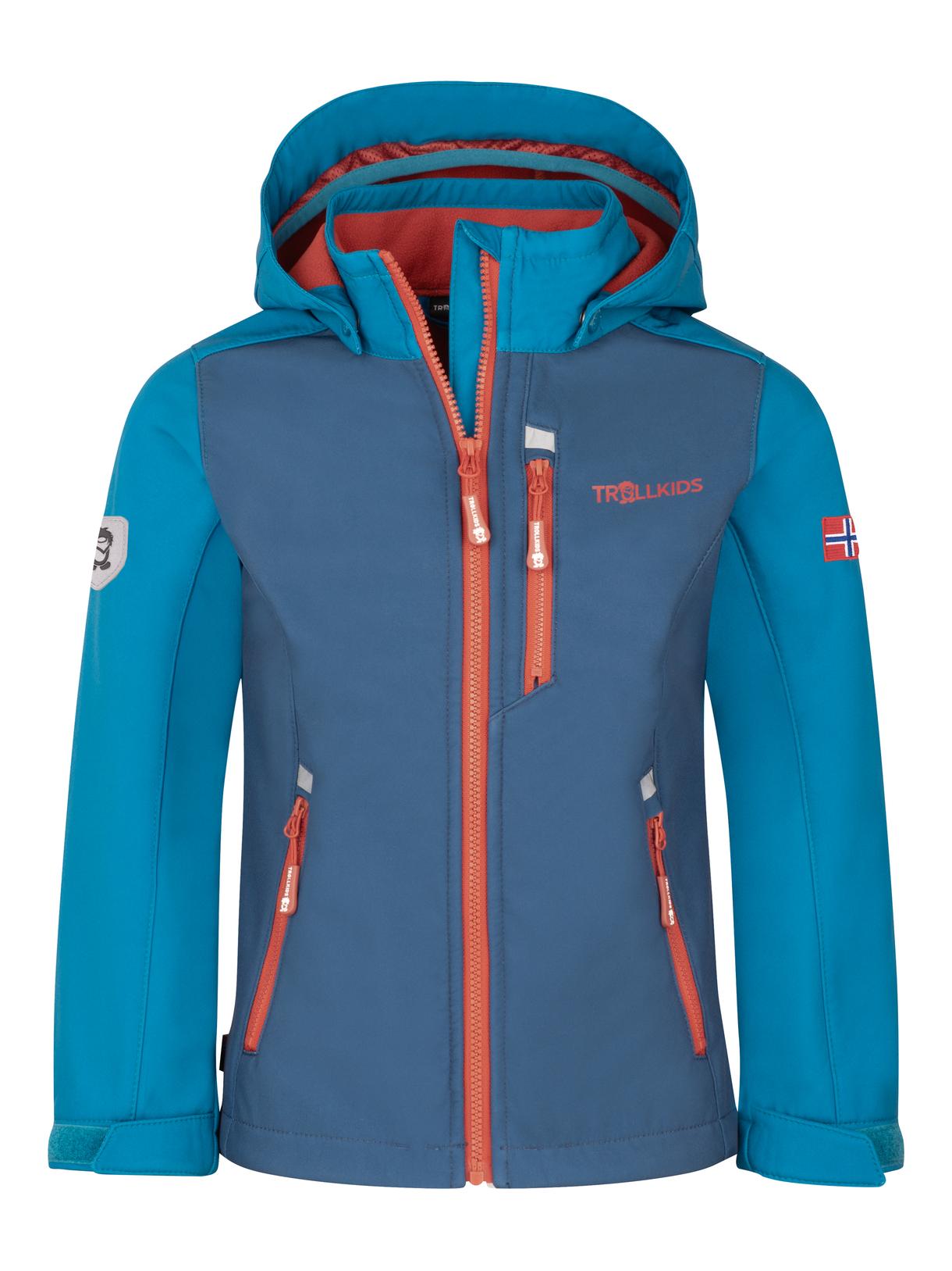 Balestrand Jungen Softshell Jacke mit abnehmbarer Kapuze 1