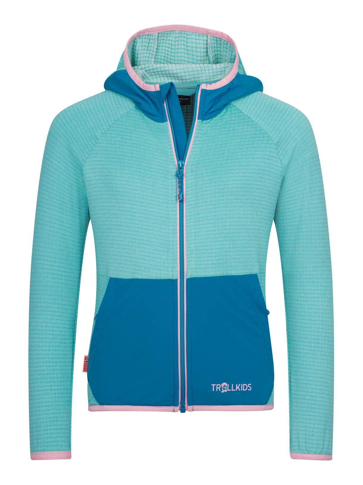 Girls Holmedal Mädchen Outdoor Fleece Jacke mit Kapuze 1