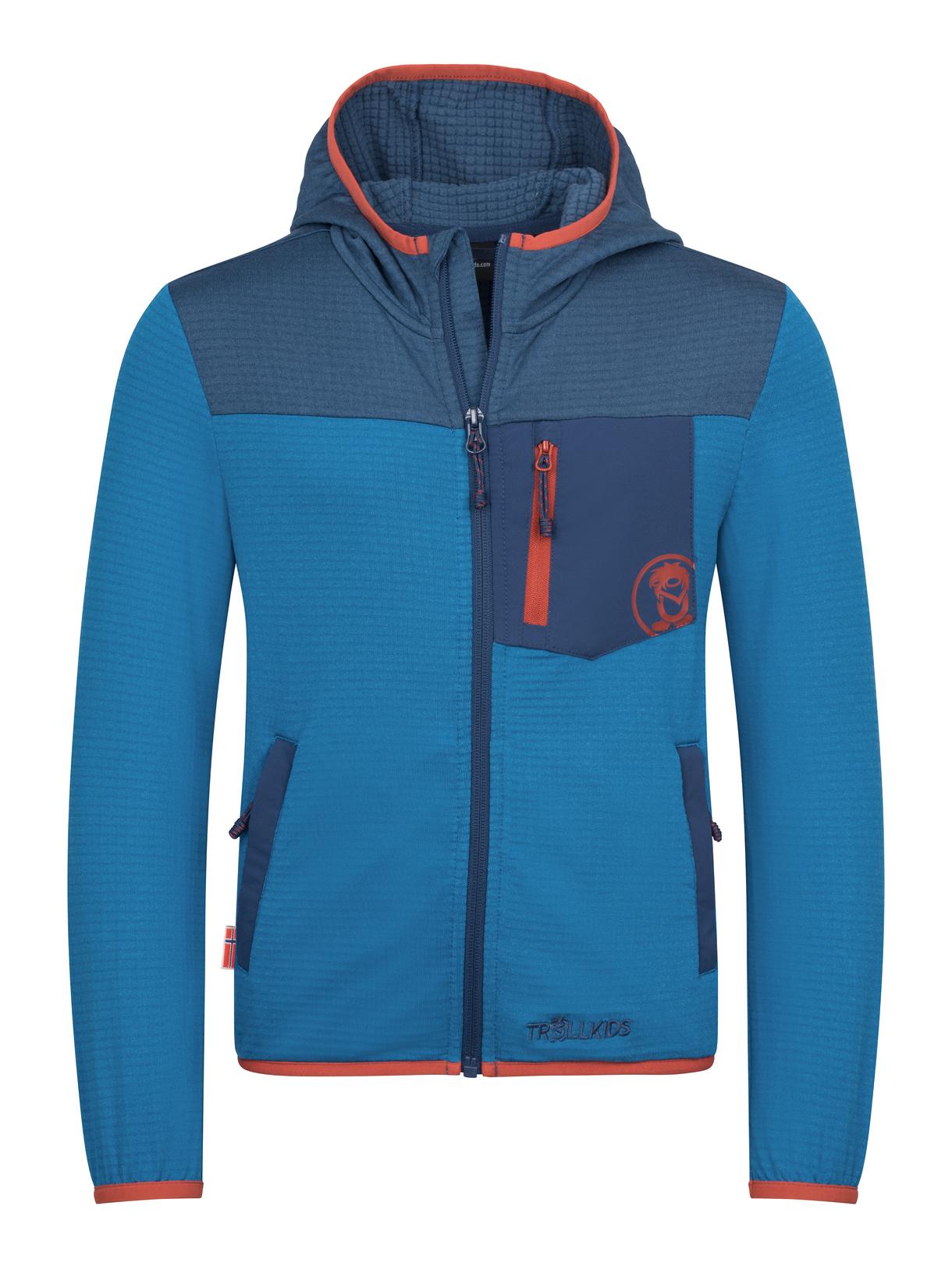 Holmedal Kinder Fleece Jacke mit Kapuze 1