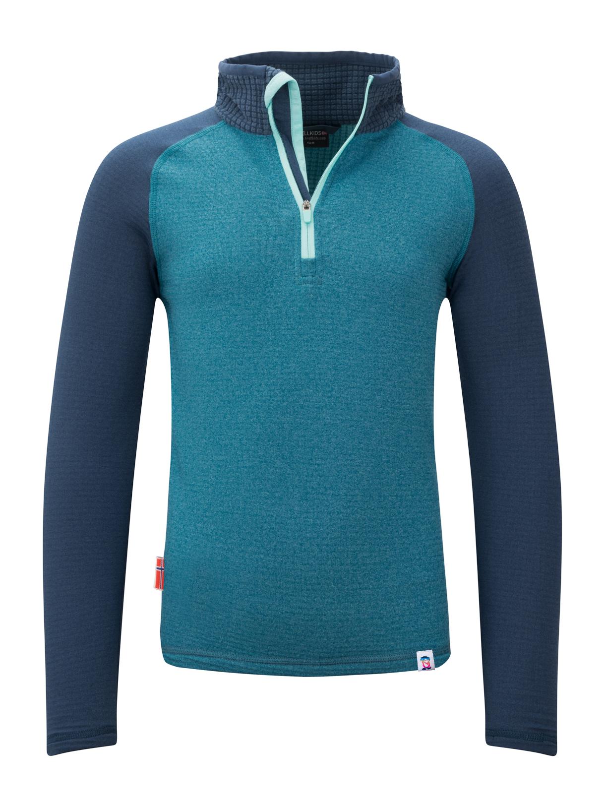 Rauland Half Zip Kinder Fleece Pulli 1