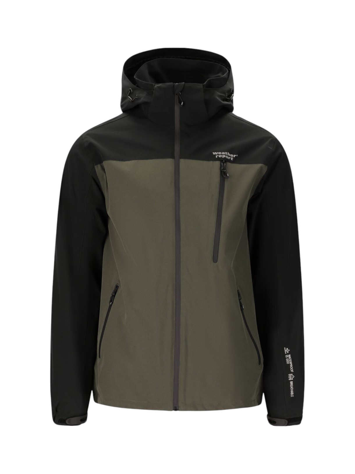 Delton Herren Regenjacke mit Kapuze 1