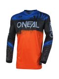 black/orange