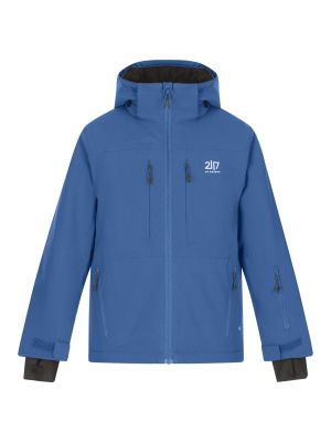 Lauker Kinder Skijacke mit abnehmbarer Kapuze 