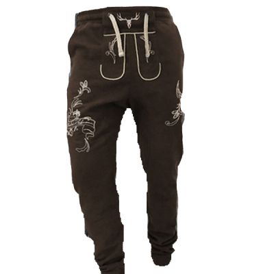 ANDRÉ ZECHMANN Vegane Lederhose lang Slim Fit 