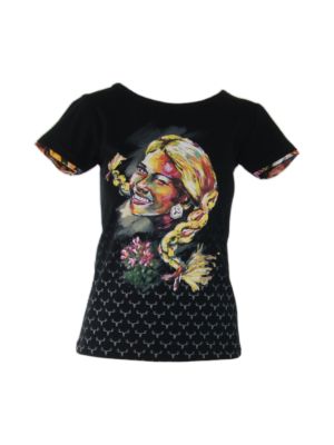 Woman Damen T-Shirt schwarz 