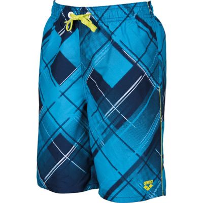 ARENA JR PRINTED CHECK LONG BERMUDA 