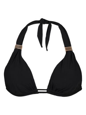 Solid Halter Triangle Damen Bikini Top 