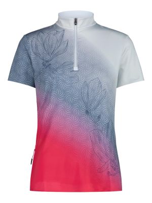 Damen Bike T-Shirt mit Blumenprint und Dry Function 