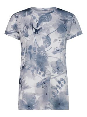 Damen Outdoor T-Shirt mit Blumenprint mit Dry Function 