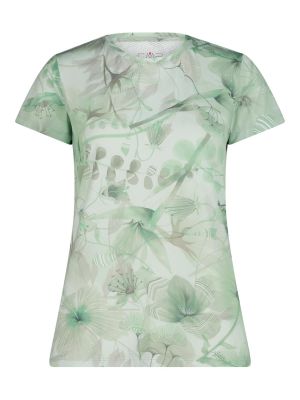 Damen Outdoor T-Shirt mit Blumenprint mit Dry Function 
