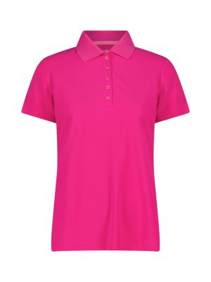 Damen Pique Polo Shirt pink 
