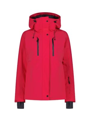 Damen Stretch Feel Warm Flat Skijacke mit Kapuze 