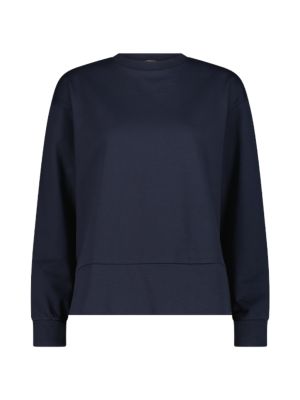 Damen Sweatshirt aus Baumwolle mit Stretch 