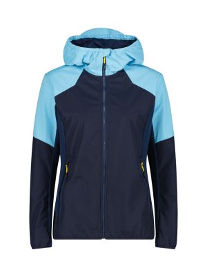 Damen Unlimitech Shell Jacke Clima Protect mit Kapuze blau 