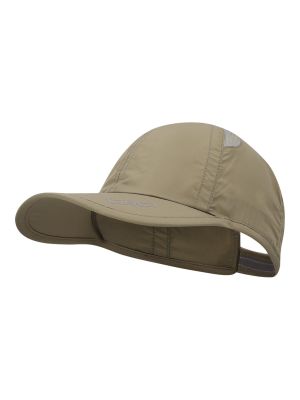 Herren Cap mit Mesh Einsatz und reflektierenden Details beige 