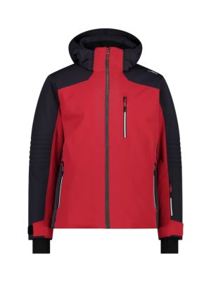 Herren Skijacke aus 4 Way Stretch Twill mit abnehmbarer Kapuze 