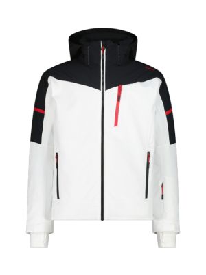 Herren Skijacke aus 4-Way-Stretch mit abnehmbarer Kapuze 