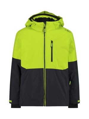 Jungen Skijacke mit abnehmbarer Kapuze 