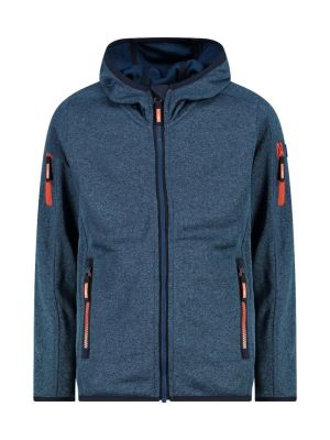 Kinder Jacke mit Kapuze aus Knit Tech Fleece 